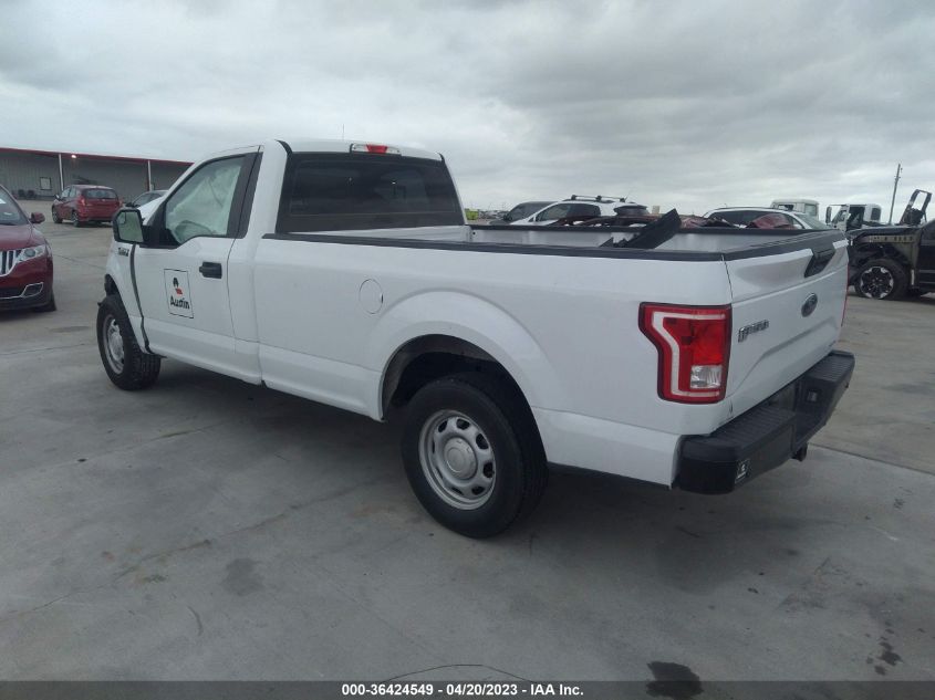 2016 FORD F-150 XL/XLT - 1FTMF1C89GKE07014