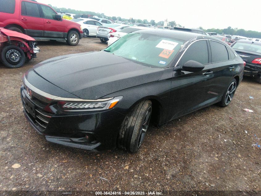2022 HONDA ACCORD SEDAN SPORT SE - 1HGCV1F48NA014388