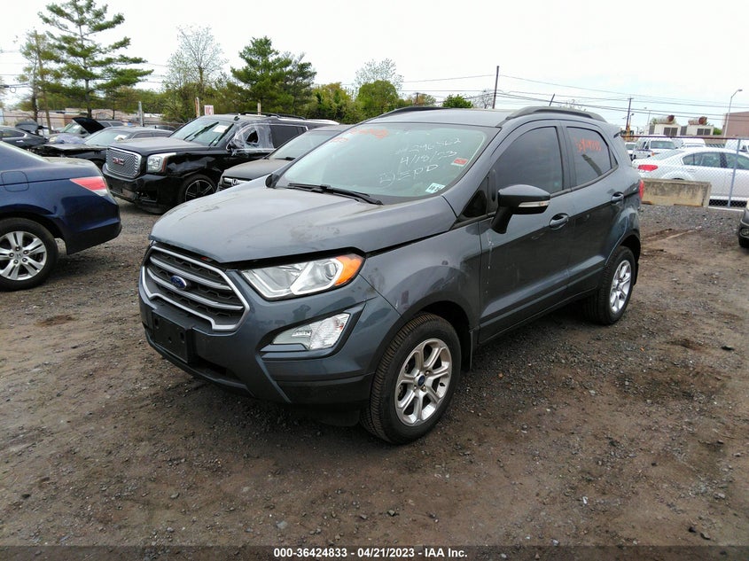 VIN MAJ6S3GL0KC296862 2019 FORD ECOSPORT SE