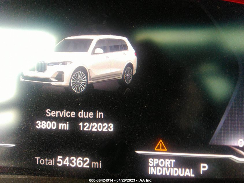 2020 BMW X7 XDRIVE40I - 5UXCW2C02L9B05174