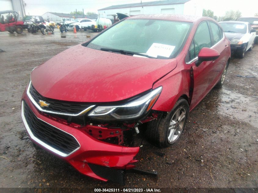 2017 CHEVROLET CRUZE LT - 3G1BE6SM8HS570046
