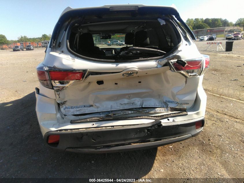 2015 TOYOTA HIGHLANDER LIMITED - 5TDDKRFH4FS093933