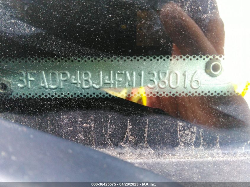 2015 FORD FIESTA SE - 3FADP4BJ4FM138016