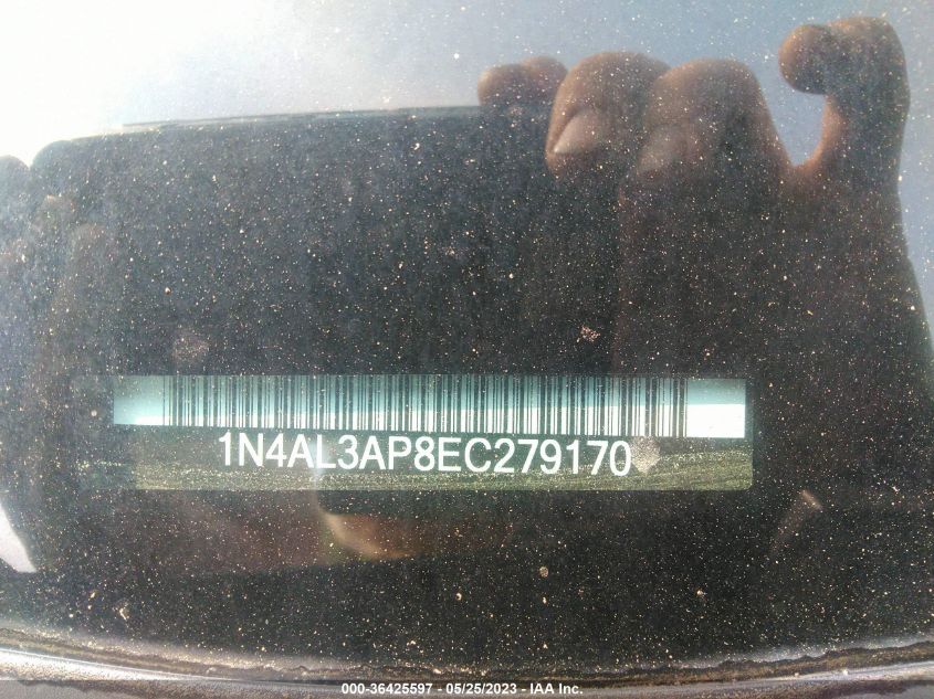 2014 NISSAN ALTIMA 2.5 S - 1N4AL3AP8EC279170