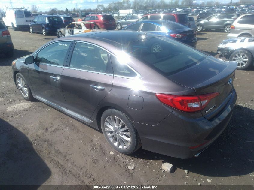 2015 HYUNDAI SONATA 2.4L LIMITED - 5NPE34AF7FH026890