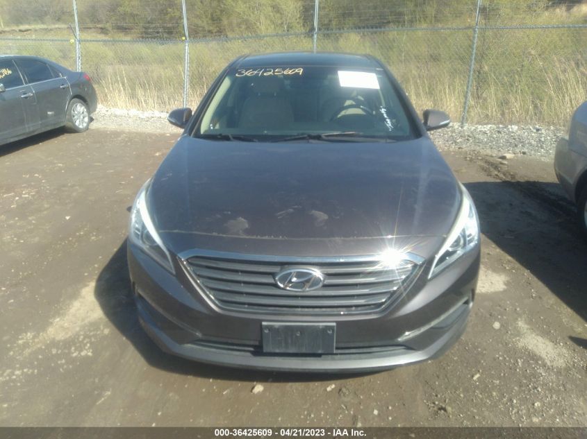 2015 HYUNDAI SONATA 2.4L LIMITED - 5NPE34AF7FH026890