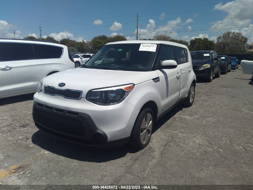 2016 KIA SOUL BASE - KNDJN2A23G7401139