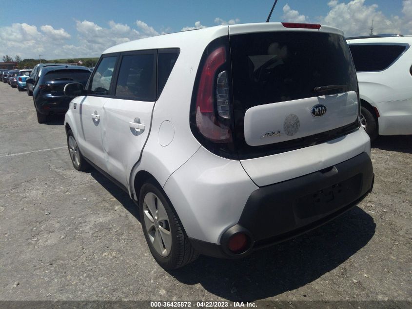 2016 KIA SOUL BASE - KNDJN2A23G7401139