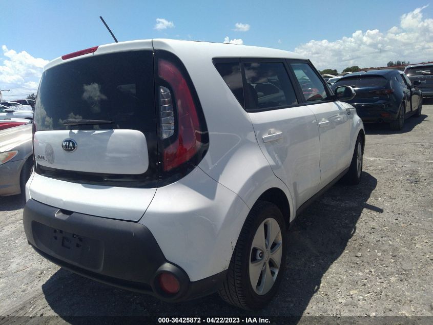 2016 KIA SOUL BASE - KNDJN2A23G7401139