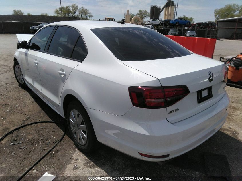 2016 VOLKSWAGEN JETTA SEDAN 1.4T S W/TECHNOLOGY 3VW267AJ1GM272505