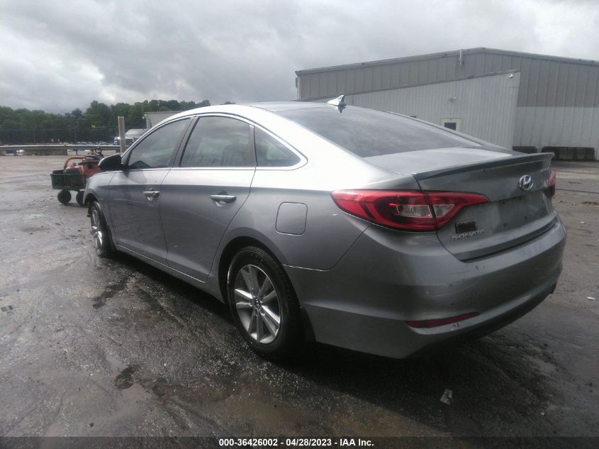 2016 HYUNDAI SONATA 2.4L SE - 5NPE24AF0GH435074