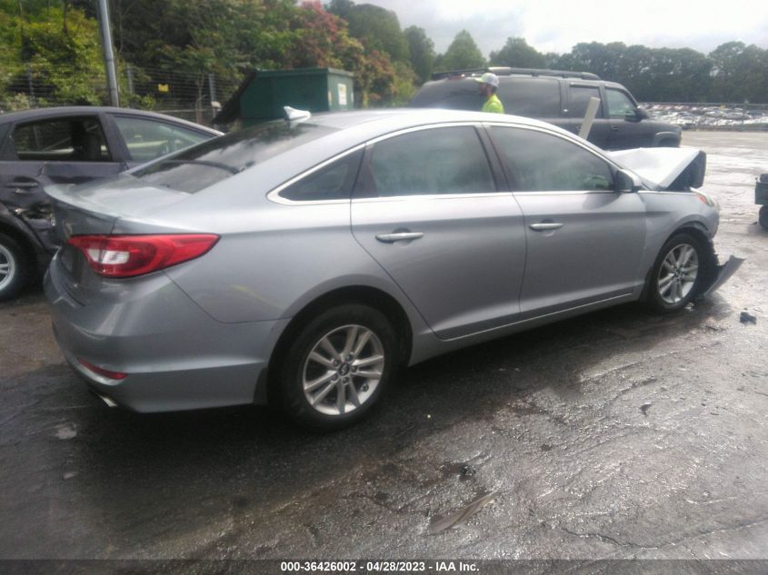 2016 HYUNDAI SONATA 2.4L SE - 5NPE24AF0GH435074