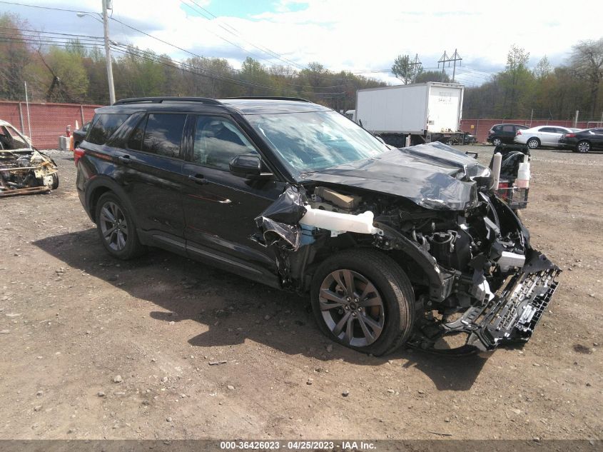 2022 FORD EXPLORER XLT - 1FMSK8DH0NGA07719
