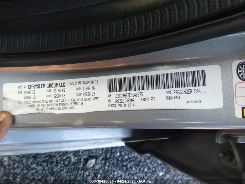 2014 CHRYSLER 200 LX - 1C3CCBAB2EN146575