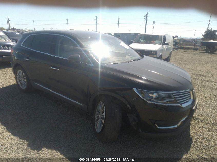 2016 LINCOLN MKX SELECT - 2LMTJ6KR4GBL35294
