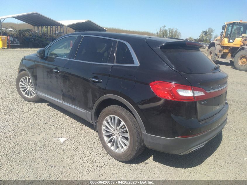 2016 LINCOLN MKX SELECT - 2LMTJ6KR4GBL35294