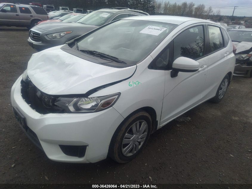 2016 HONDA FIT LX - JHMGK5H5XGX008385