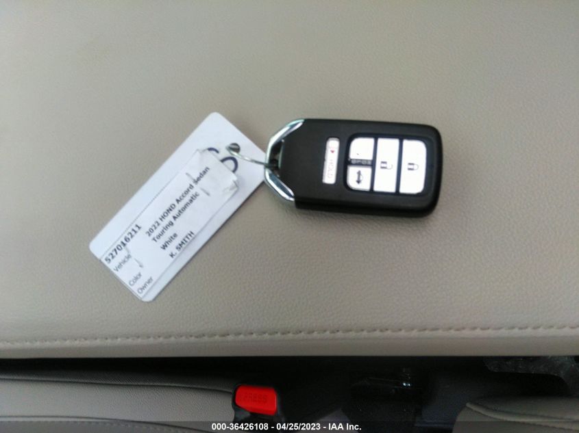 2022 HONDA ACCORD SEDAN TOURING - 1HGCV2F99NA014028