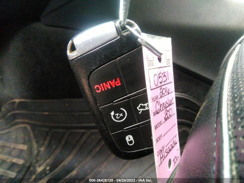 2016 CHRYSLER 300 300C - 2C3CCAEG4GH273419