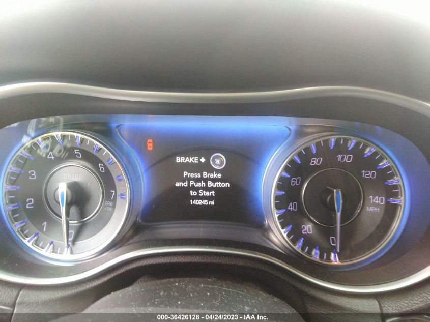 2016 CHRYSLER 300 300C - 2C3CCAEG4GH273419