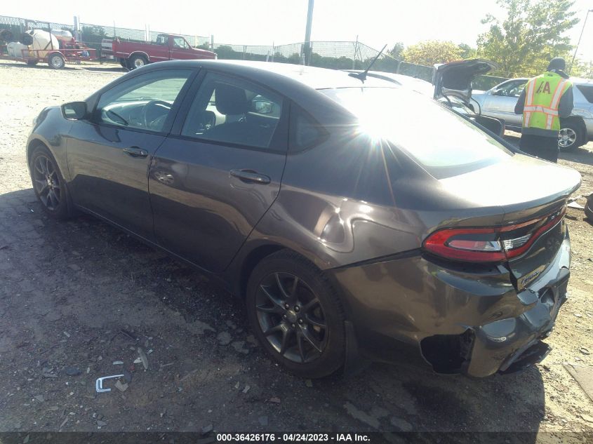 2016 DODGE DART SXT SPORT RALLYE - 1C3CDFFA9GD820430