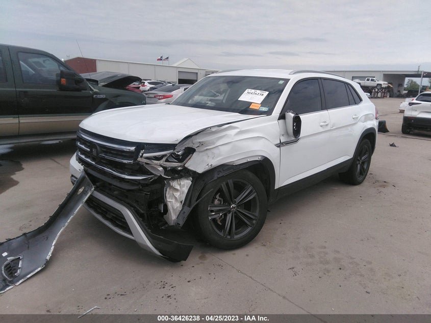 VIN 1V2HE2CA6MC214949 2021 VOLKSWAGEN ATLAS CROSS SPORT 3.6L V6 SE W/TECHNOLOGY