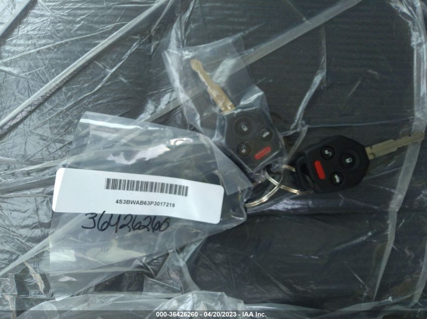 2023 SUBARU LEGACY - 4S3BWAB63P3017219