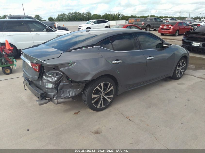 2018 NISSAN MAXIMA SV - 1N4AA6AP4JC393930
