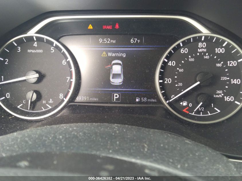 2018 NISSAN MAXIMA SV - 1N4AA6AP4JC393930