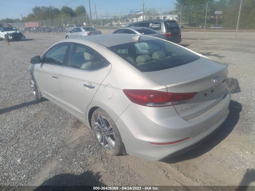 2017 HYUNDAI ELANTRA LIMITED/SE/VALUE EDITION - KMHD84LF1HV358841