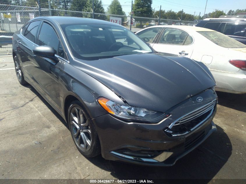 2017 FORD FUSION SE - 3FA6P0H75HR401990