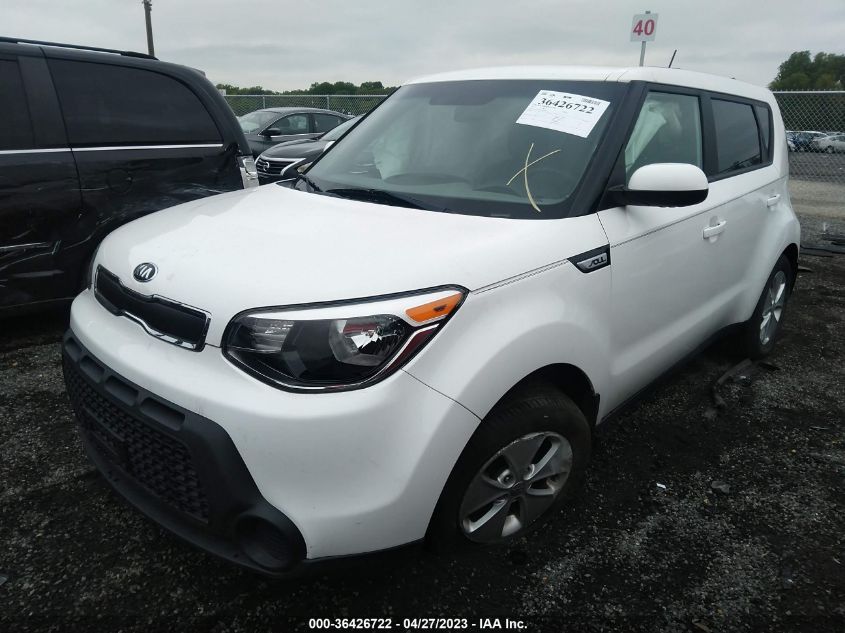 2016 KIA SOUL BASE - KNDJN2A26G7392629