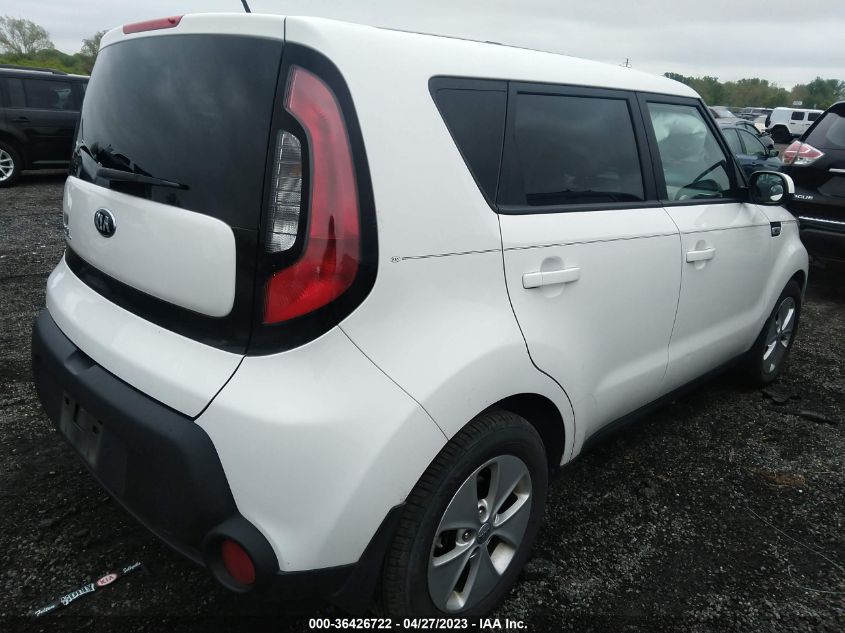 2016 KIA SOUL BASE - KNDJN2A26G7392629