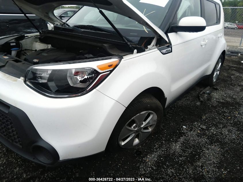 2016 KIA SOUL BASE - KNDJN2A26G7392629