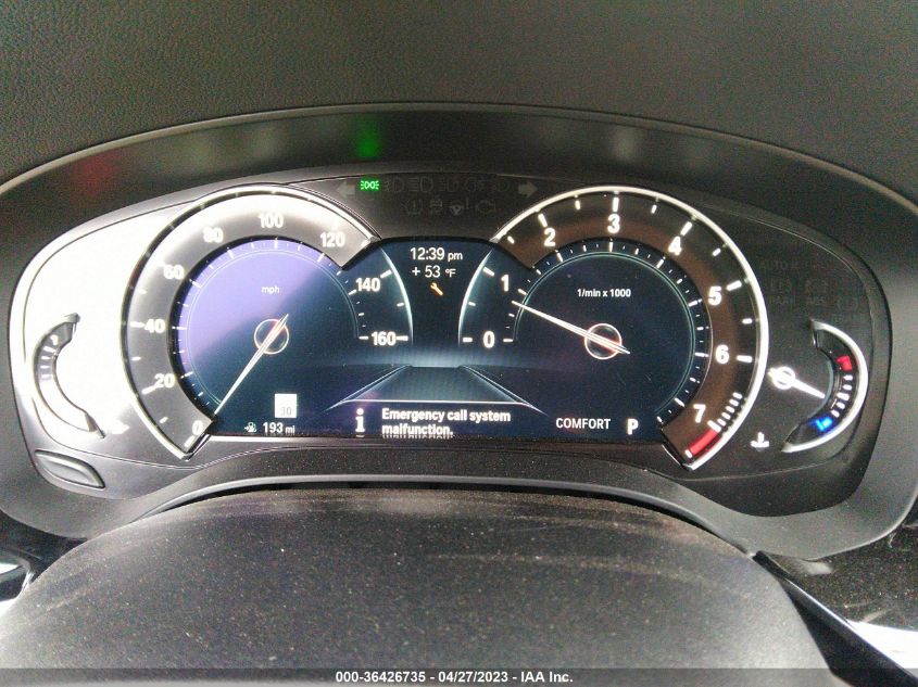 2019 BMW 5 SERIES 540I XDRIVE - WBAJE7C5XKWW37755