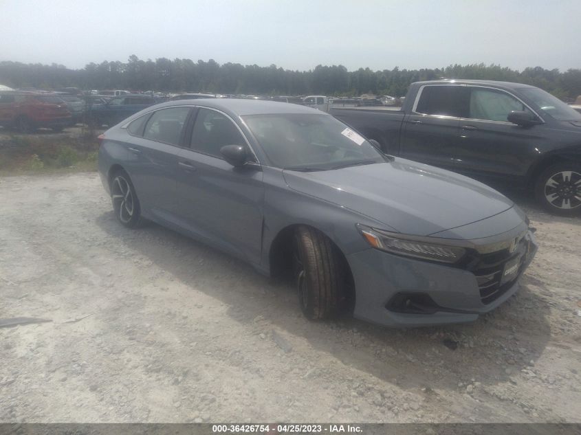 2022 HONDA ACCORD SEDAN SPORT - 1HGCV1F34NA032412