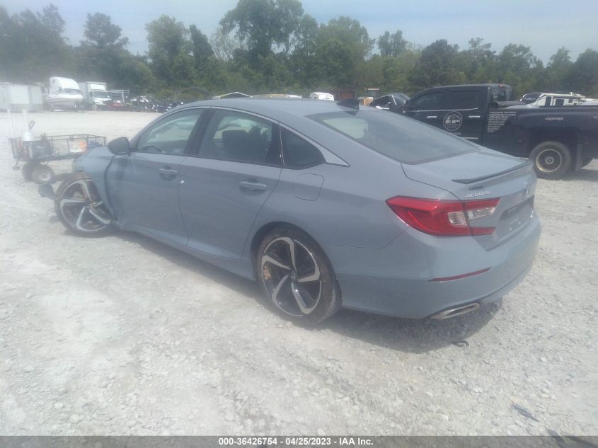 2022 HONDA ACCORD SEDAN SPORT - 1HGCV1F34NA032412