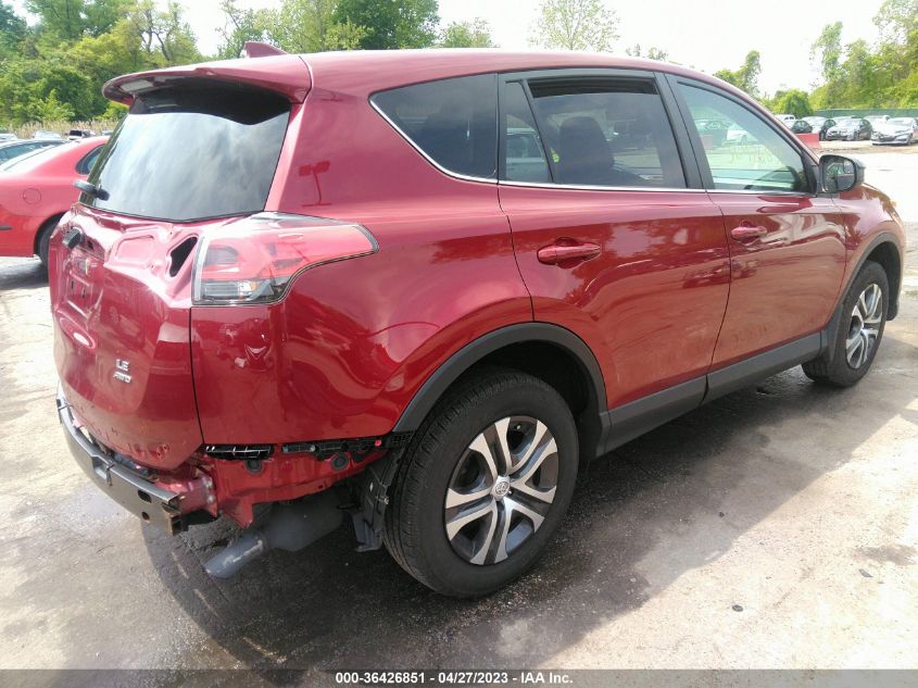 2018 TOYOTA RAV4 LE - 2T3BFREV4JW833233