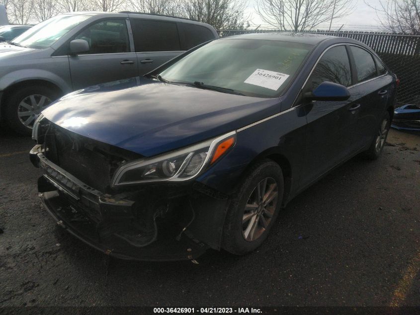 2015 HYUNDAI SONATA 2.4L SE - 5NPE24AF3FH257790