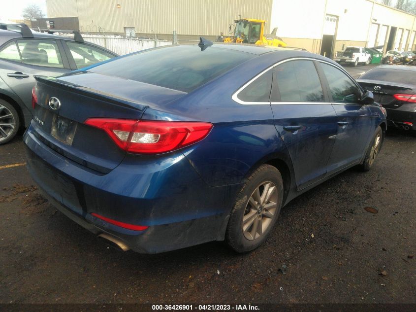 2015 HYUNDAI SONATA 2.4L SE - 5NPE24AF3FH257790