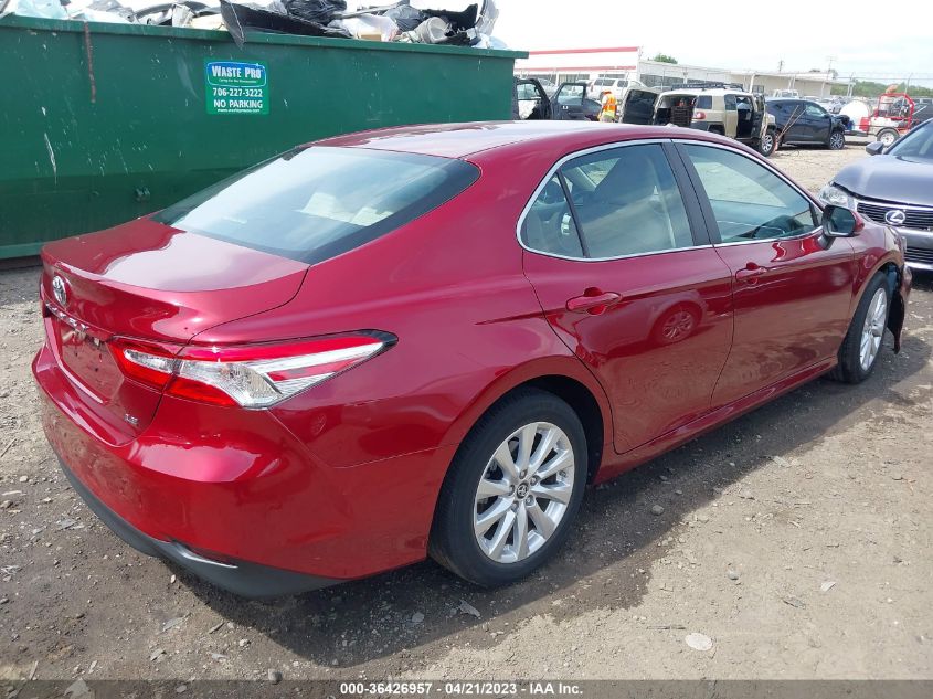 2018 TOYOTA CAMRY LE/SE/XLE/L - 4T1B11HK4JU509046