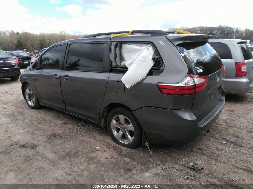 2017 TOYOTA SIENNA LE - 5TDKZ3DC6HS798842
