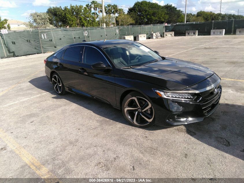 2022 HONDA ACCORD SEDAN SPORT SE - 1HGCV1F49NA092033