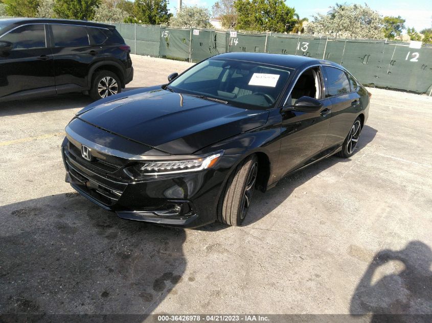 2022 HONDA ACCORD SEDAN SPORT SE - 1HGCV1F49NA092033