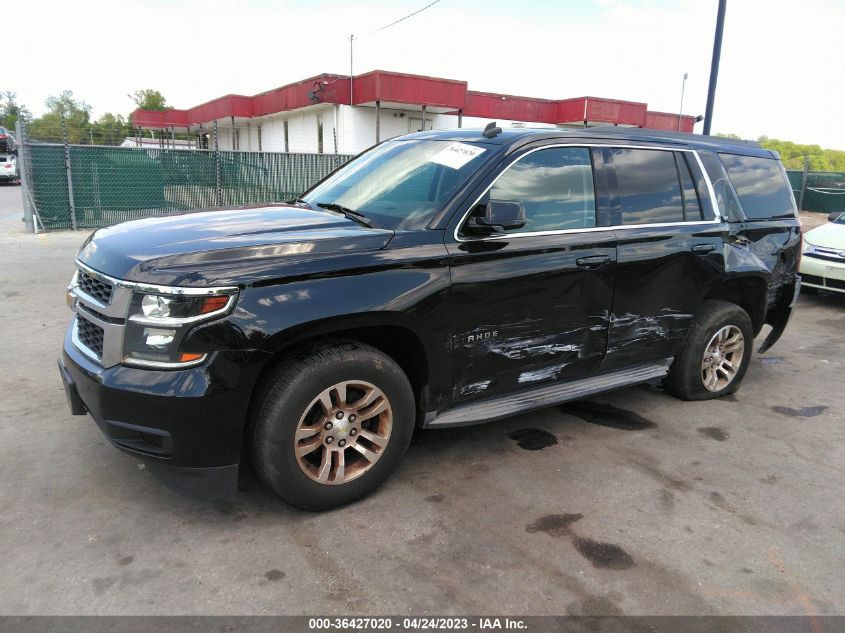 2015 CHEVROLET TAHOE LT - 1GNSKBKC1FR107558