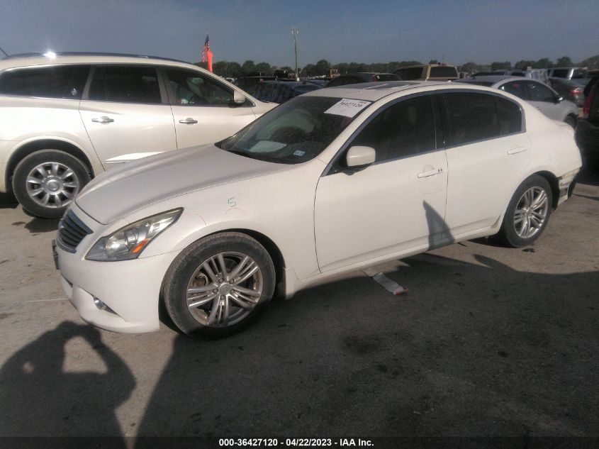 2013 INFINITI G37 SEDAN JOURNEY JN1CV6AP7DM723648