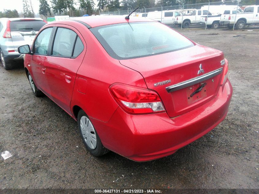 2017 MITSUBISHI MIRAGE G4 ES - ML32F3FJ3HHF13688