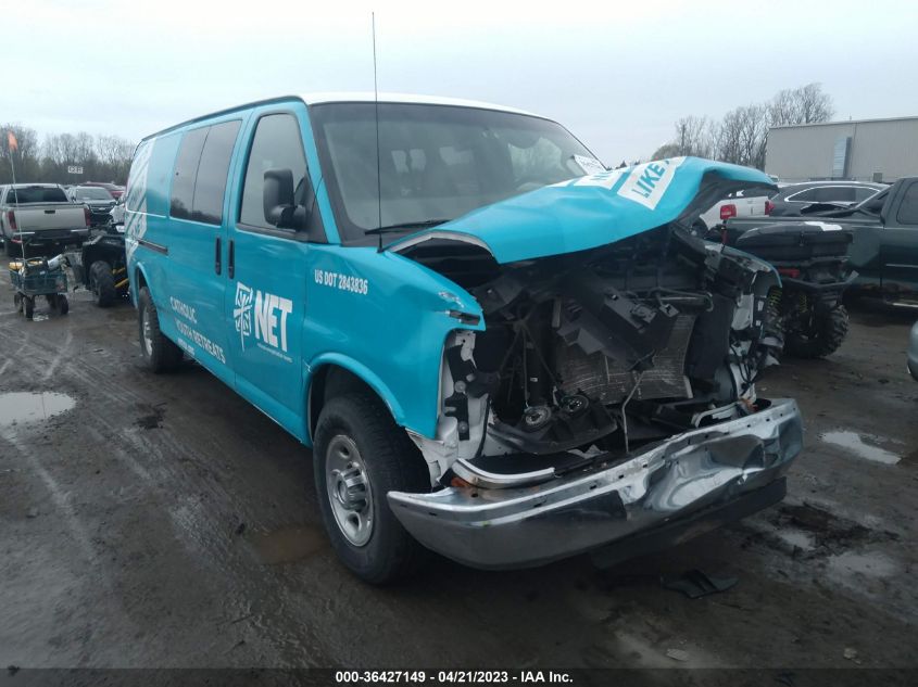 2016 CHEVROLET EXPRESS PASSENGER LT - 1GAZGPFF0G1312856