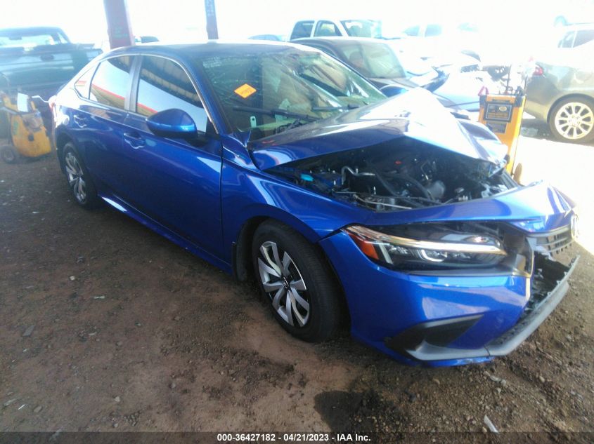 2022 HONDA CIVIC SEDAN LX - 2HGFE2F26NH522863