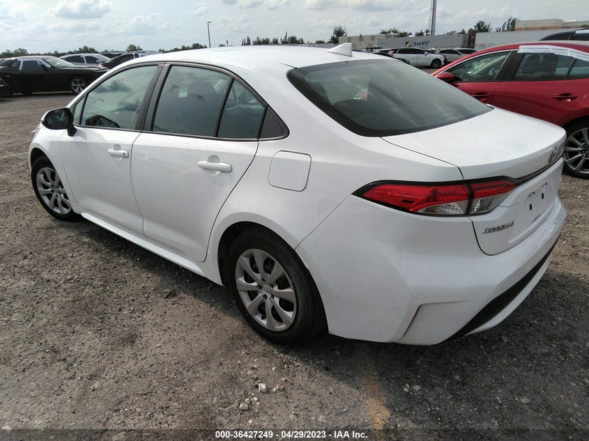 VIN 5YFEPMAE3MP199513 2021 TOYOTA COROLLA LE
